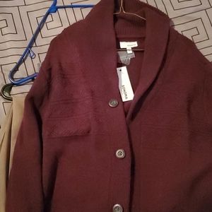 Sonoma button up sweater